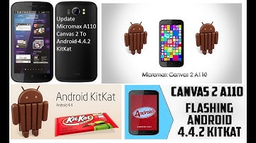 How to install android Kitkat based custom rom in Micromax canvas2   a110 - Rooted Mobile