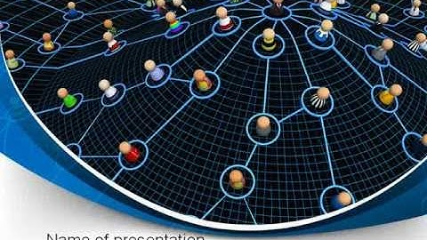Network Community PowerPoint Template by PoweredTemplate.com