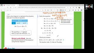 EnVision Grade 7 Accelerated Pre-Algebra 7-3: Solve Multistep Equations