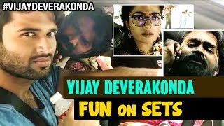 Vijay Deverakonda Fun On Sets Rashmika Abhay Bethiganti Rahul Ramakrishna