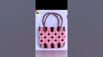 macrame bag design|handbags/purse #handmade#macrame#short