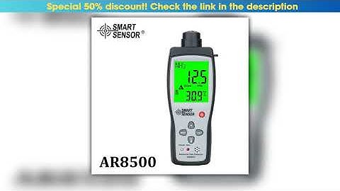 Handheld Smart Sensor Ammonia Gas NH3 Detector Meter 0100PPM Range with Sound Light Alarm for Gas