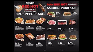 Hy-Vee 3-Days Red Hot Weekend Smokin Pork Meat Sale Ad Flyer 03 03 2023-03 05 2023 Stock-up Prep