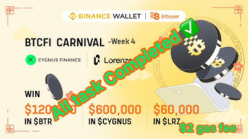 Bitlayer Week 4 Airdrop with Binance Web3 wallet
