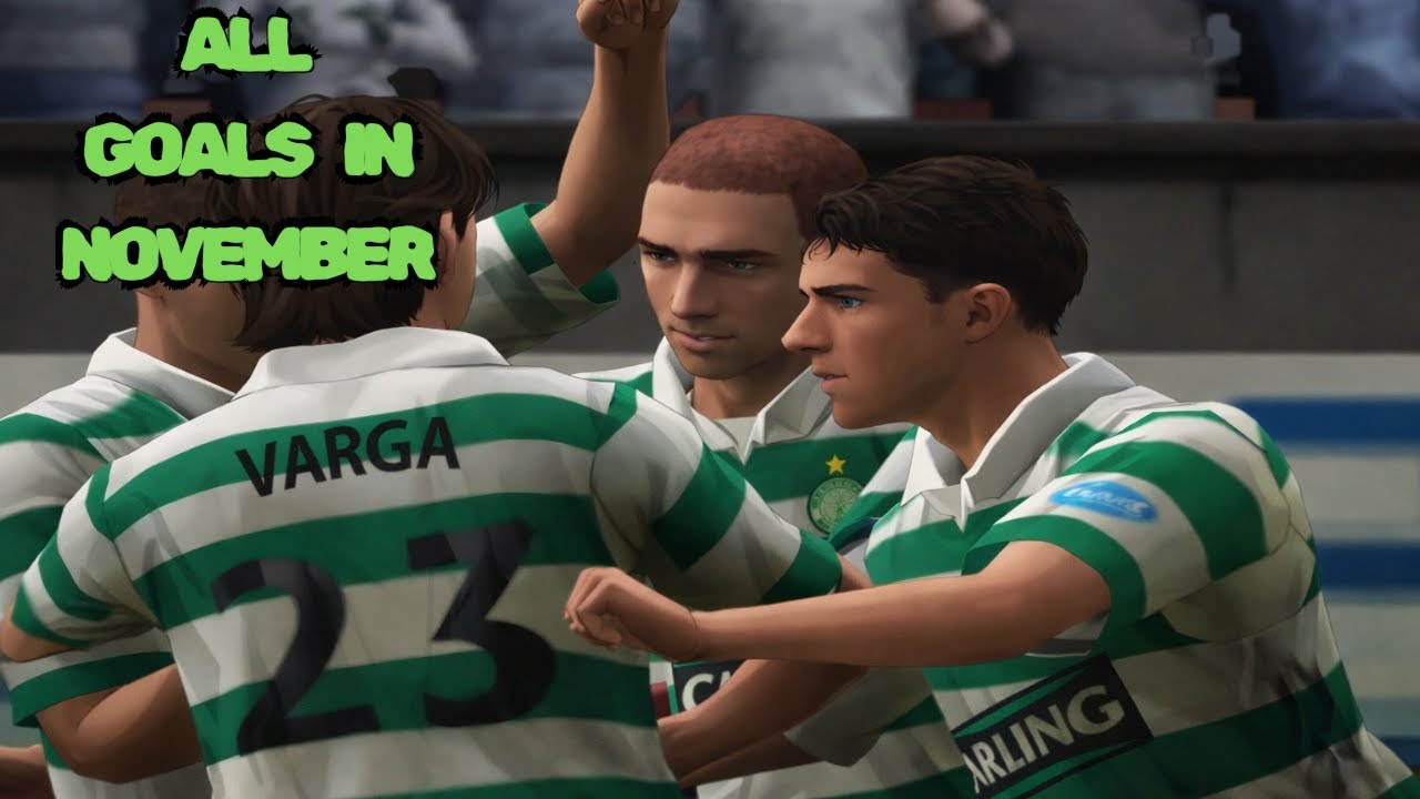 November Goal fest On FIFA 2005 Career Mode