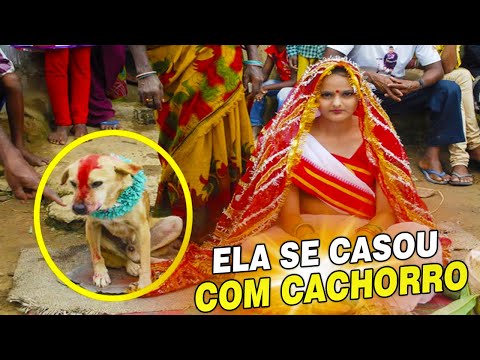 JOVEM DE 18 ANOS SE CASOU COM CACHORRO - Mais Curiosidades