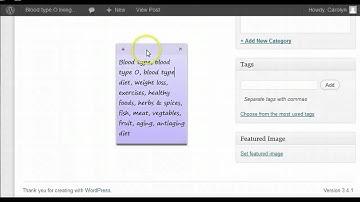 How to Add TAGS to Your Blog Posts by StylishMarketing.com