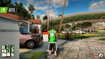 GTA San Andreas BETA EDITION ULTRA GRAPHICS WITH REMASTERED TEXTURE + REAL LIFE MOD PART 2 GAMEPLAY