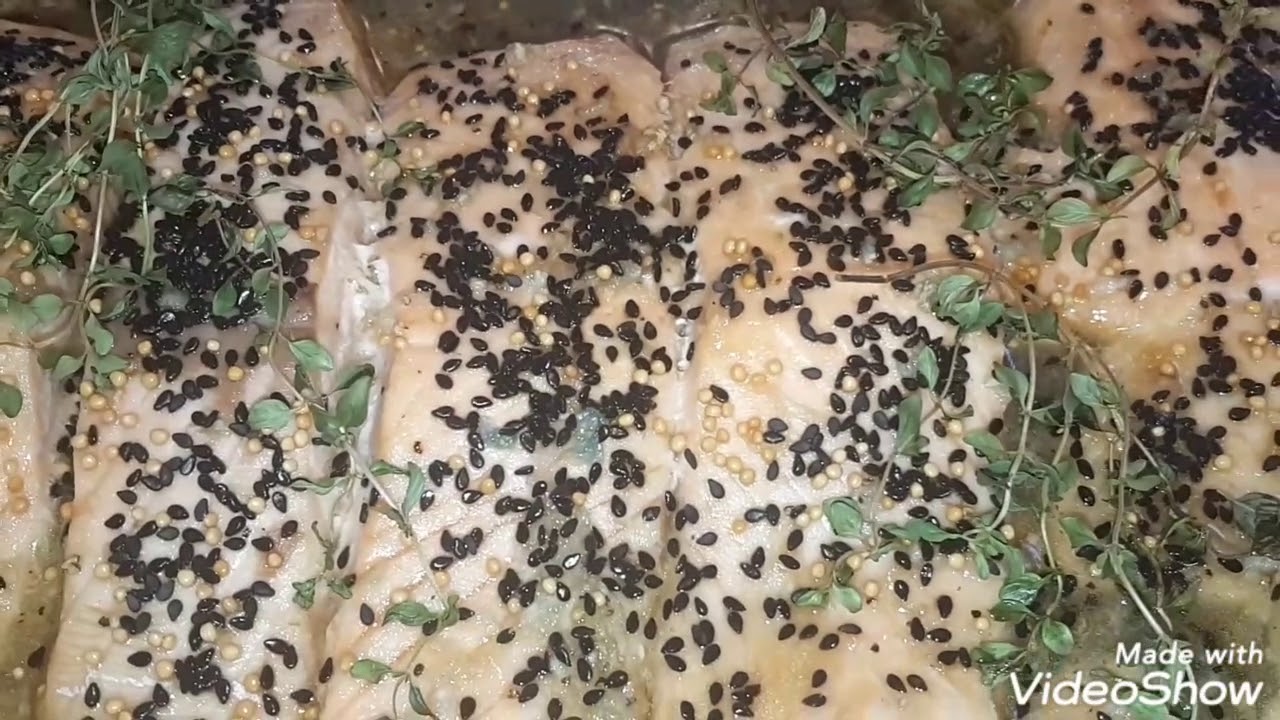 דג סלמון בתנור 5 דקות עבודה