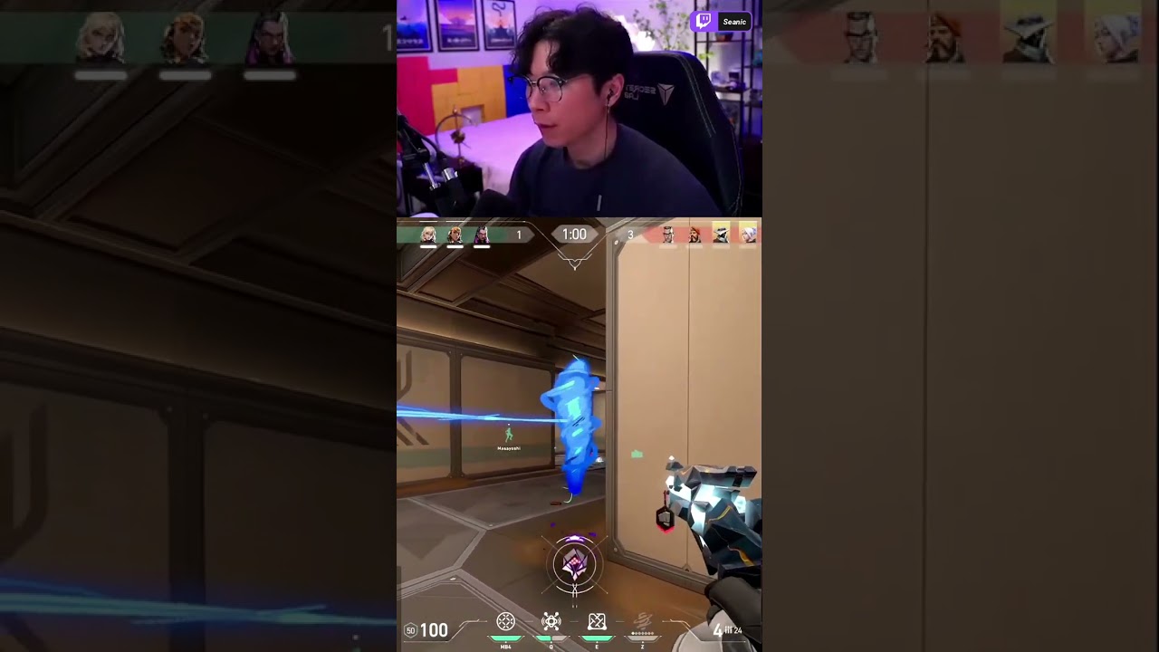 trying out the new Valorant agent