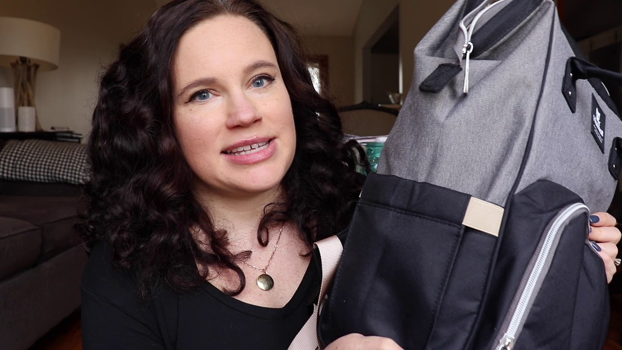 Hafmall diaper bag backpack