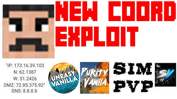 New Coordinate Exploit on PurityVanilla (Anarchy Servers)