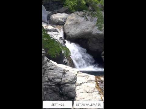Free Waterfall Live Wallpaper for Android OS with Parallax Scrolling