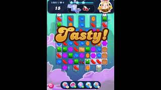 Candy Crush Saga Level 1801 - Sugar Stars,  18 Moves Completed, No Boosters