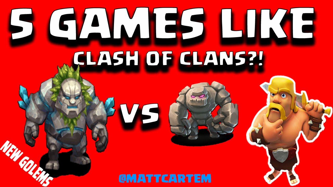 5 Best Alternatives to Clash of Clans 2016!
