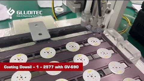 Coating Dowsil 1-2577 with GV-690 Conformal Coating Valve