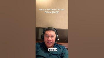 What is pollution control officer? #pco #education #environmentalprotection