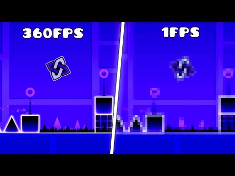 Видео: GEOMETRY DASH, НО С КАЖДОЙ ПОПЫТКОЙ FPS УМЕНЬШАЕТСЯ