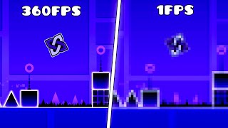 GEOMETRY DASH, НО С КАЖДОЙ ПОПЫТКОЙ FPS УМЕНЬШАЕТСЯ