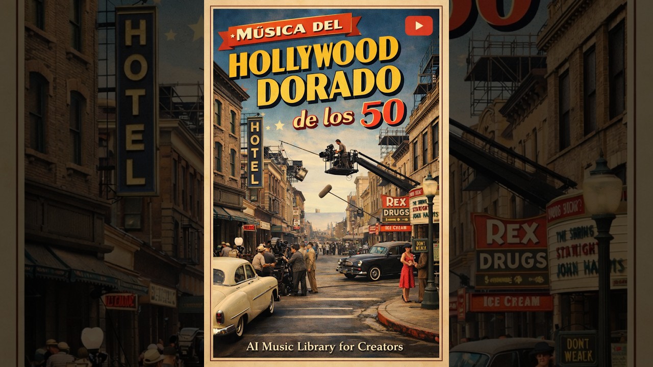 Música del Hollywood Dorado de los 50 para Cine | Pack de Música Instrumental Sin Copyright – Vol. 1