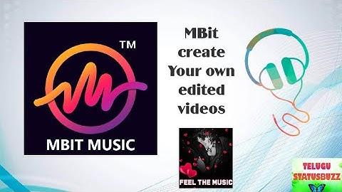 MBit Video own video Editing 👉📱 App ( TELUGU STATUSBUZZ)