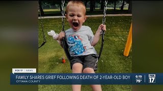 Family shares grief following death of 2-year-old boy