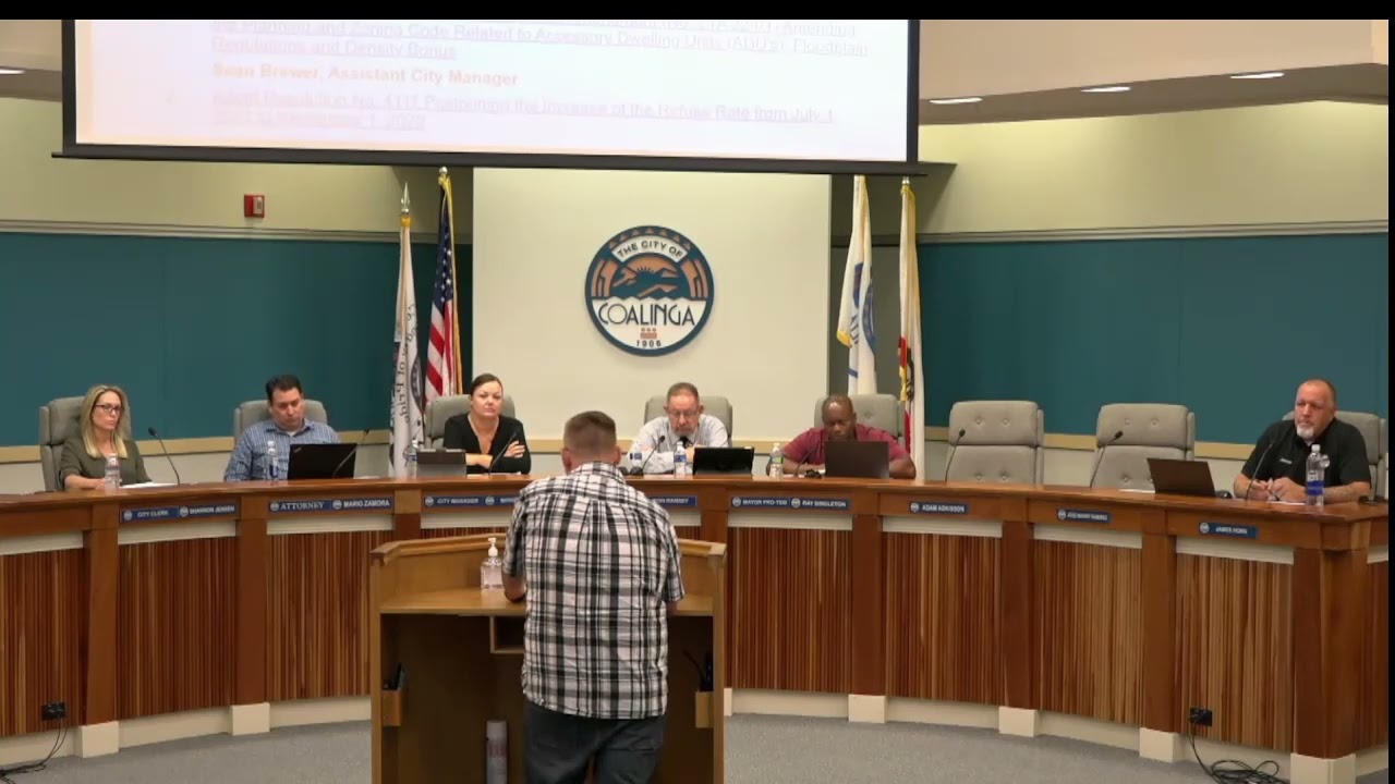 The Rate and Fee increases are out of control!!! 8182022 Coalinga