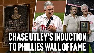 WATCH: Chase Utley's FULL Wall of Fame Ceremony | Phillies Pregame Live