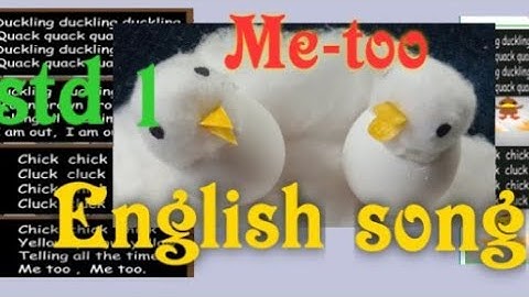 std 1English unit Me-too, duckling song