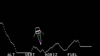 Tranquility Base, a Lunar Lander Game by Bill Budge - Apple II (1979) screenshot 5