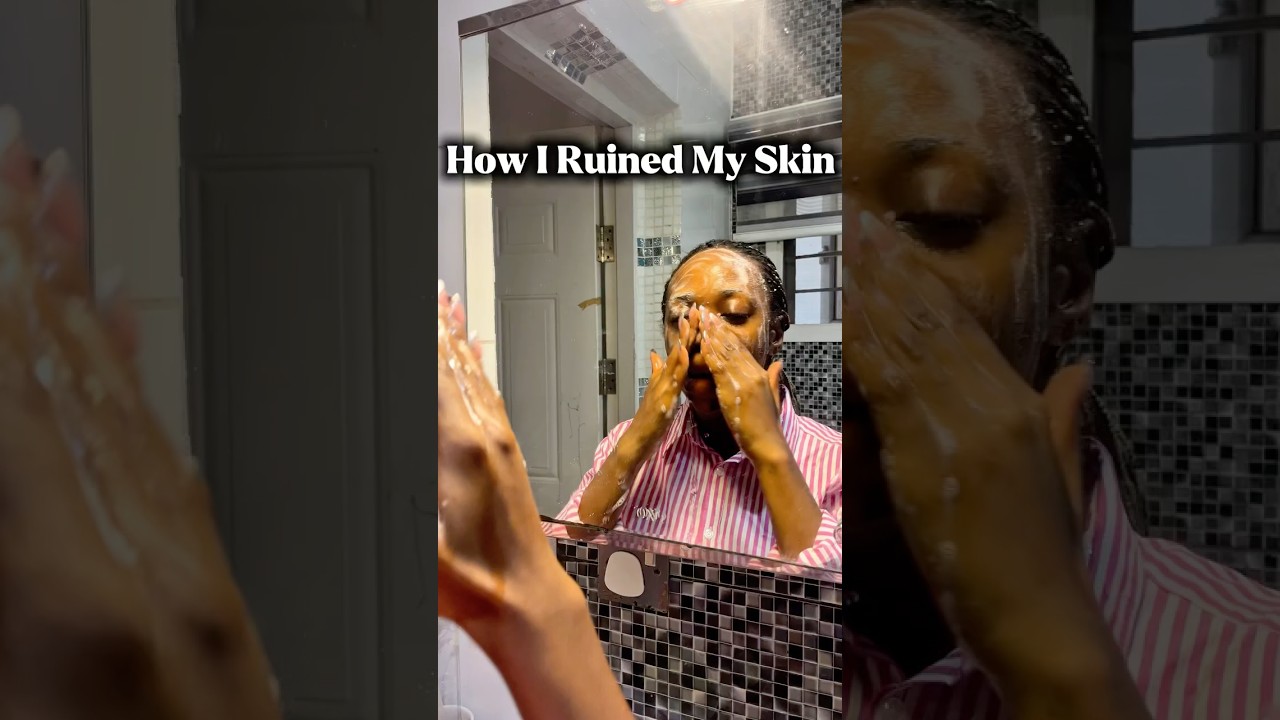 I ruined my skin using viral products 😭😭 