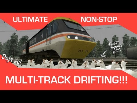 ULTIMATE NON-STOP MULTI-TRACK DRIFTING (Deja Vu! and goats clipping point)