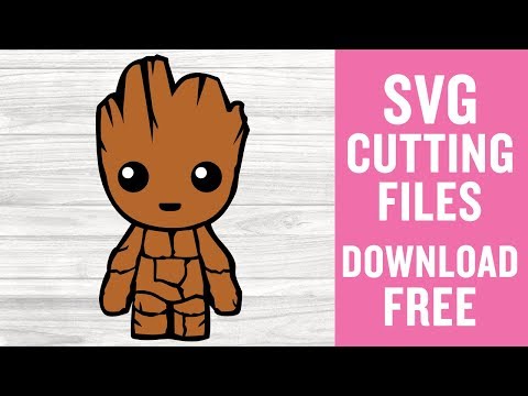 Groot Svg Cutting Files Free For Cricut Silhouette Youtube