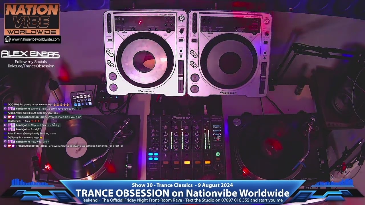 Trance Classics on Vinyl | Trance Obsession on Nationvibe Worldwide | 23 Aug 2024