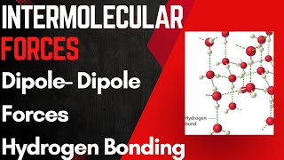 Intermolecular forces of Attraction | Dipole-Dipole forces | Hydrogen Bonding | 9th Ch # 3 Lec 11