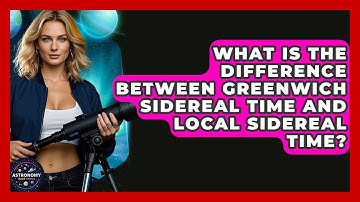 What Is The Difference Between Greenwich Sidereal Time And Local Sidereal Time?