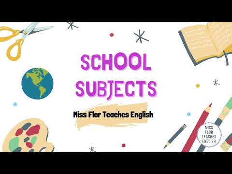 School Subjects - Guessing Game