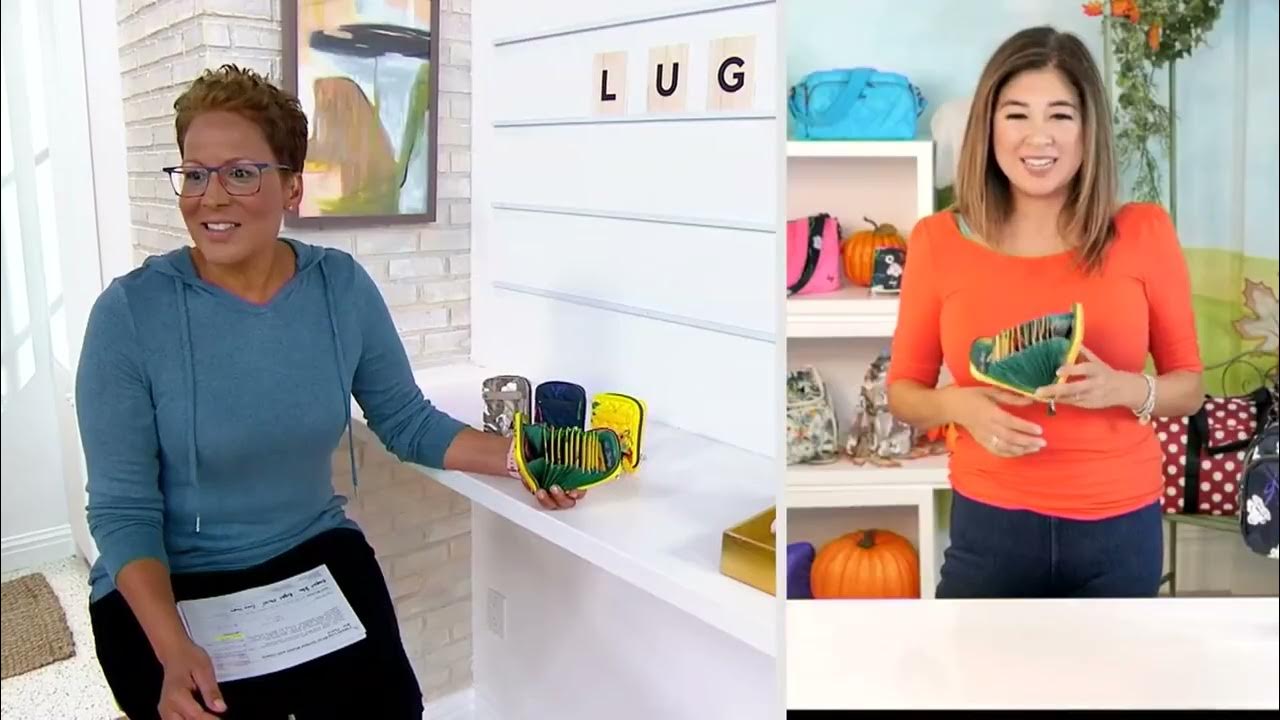 Lug RFID Quilted Wallet with Charm Bar Flurry on QVC YouTube