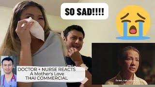 Doctor & Nurse Couple React: A Mother's love Thai Commercial (TEAR JERKER!)
