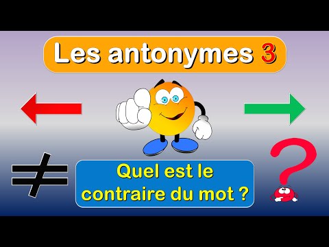 Vidéo: Quel est l'antonyme le plus proche du mot récalcitrance ?