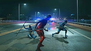 Okoye vs Esquadrão do Rei Namor | Black Panther: Wakanda Forever 2022