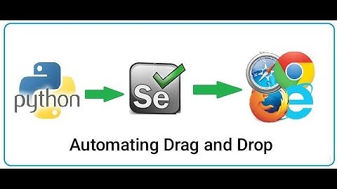 Automating Drag and Drop with Selenium WebDriver in Python