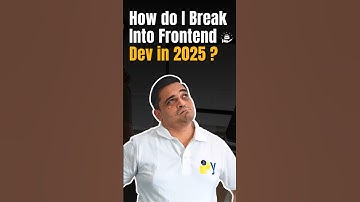 How to Break into Frontend Dev in 2025 #frontenddev #learntocode2025 #ytshorts #softwareengineer