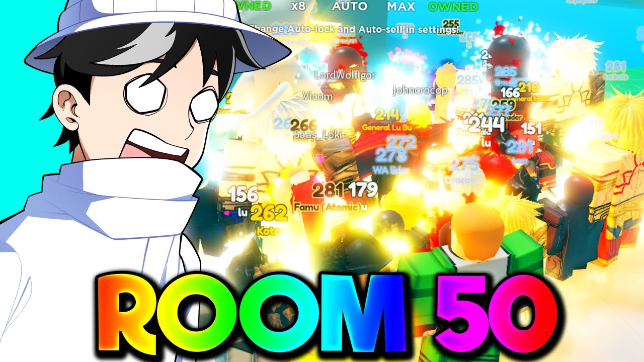 AYUDANDO A CONSEGUIR ROOM 50 DE IMPOSSIBLE EN ANIME FIGHTERS SIMULATOR  #jeocmicasita 