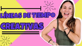 🔥Línea de tiempo/ tutoriales de líneas de tiempo/ recurso didáctico