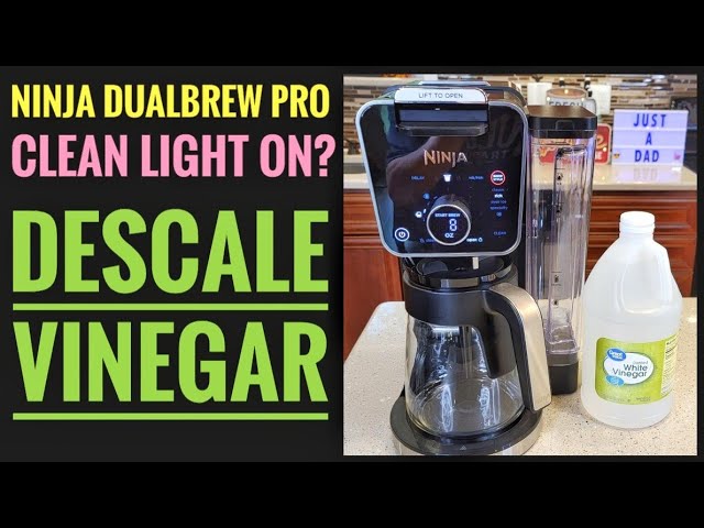 HOW TO DESCALE / CLEAN VINEGAR Black + Decker 12 Cup Mill & Brew