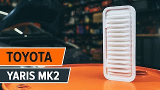 Kako zamenjati zračni filter na TOYOTA YARIS Mk2 [VIDEO VODNIK AUTODOC]