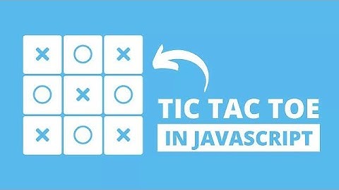 Tic Tac Toe Game using HTML CSS & JavaScript Free source code