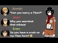 Mikasa S Search History Got Exposed Eren Is Shocked 