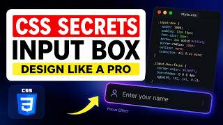 Modern CSS Secrets: Styling Custom Input Boxes & Images Step-by-Step